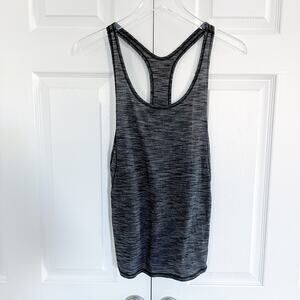 Lululemon On Track Tank in Heathered Black